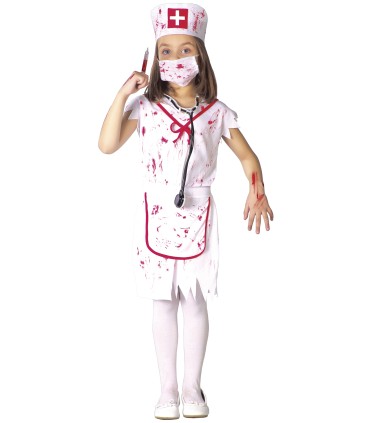 DISFRAZ DE ENFERMERA ZOMBIE