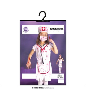 DISFRAZ DE ENFERMERA ZOMBIE