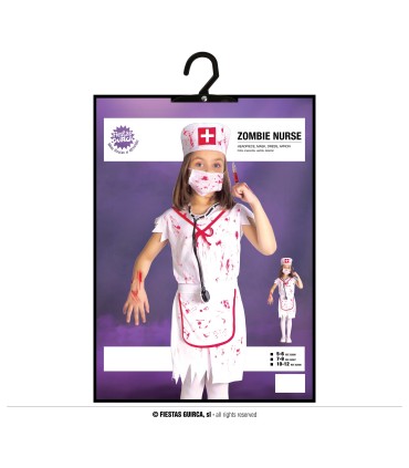 DISFRAZ DE ENFERMERA ZOMBIE