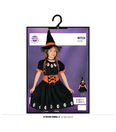 DISFRAZ DE BRUJITA INFANTIL