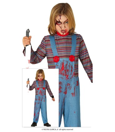 DISFRAZ DE MUÑECO POSEIDO INFANTIL