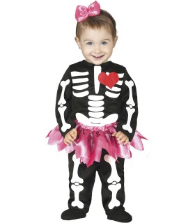 DISFRAZ DE ESQUELETO BABY
