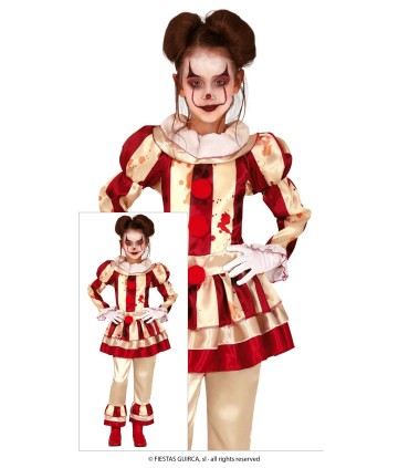 DISFRAZ DE PAYASA RAYAS