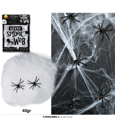 BOLSA TELARAÑAS BLANCA 40 GR.