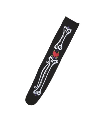 MEDIAS ESQUELETO HUESOS "DIA DE LOS MUERTOS"