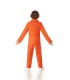 DISFRAZ DE CONVICTO NARANJA INFANTIL