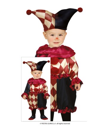 DISFRAZ DE PAYASO HORROR BEBE