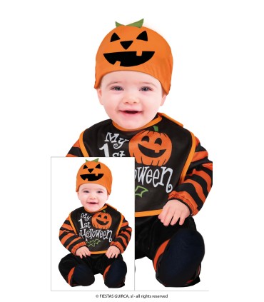 DISFRAZ DE 1º HALLOWEEN CALABAZA