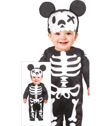 DISFRAZ DE ESQUELETO MICKEY