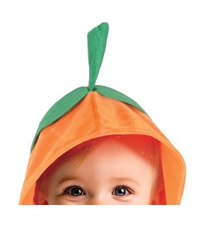 DISFRAZ DE CALABAZA PONCHO BEBE