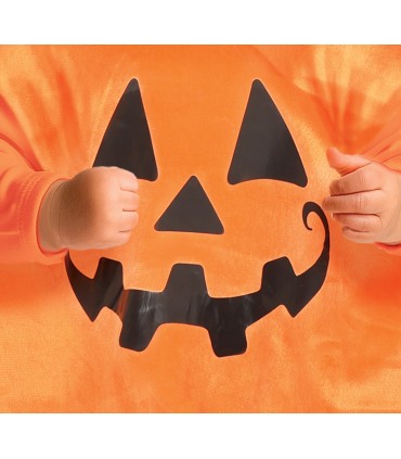 DISFRAZ DE CALABAZA PONCHO BEBE