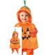DISFRAZ DE CALABAZA PONCHO BEBE