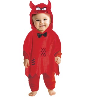 DISFRAZ DE DEMONIO PONCHO BEBE