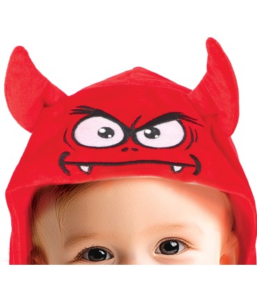DISFRAZ DE DEMONIO PONCHO BEBE
