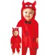 DISFRAZ DE DEMONIO PONCHO BEBE