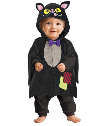 DISFRAZ DE MURCIELAGO PONCHO BEBE