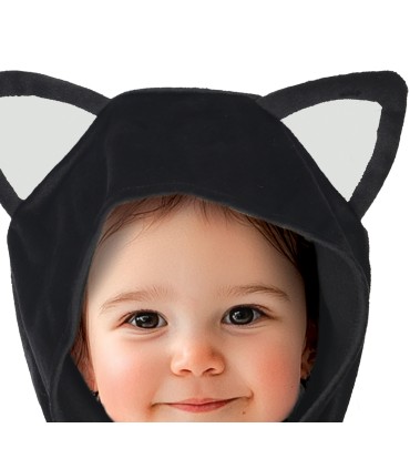 DISFRAZ DE GATO PONCHO BEBE