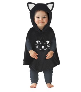 DISFRAZ DE GATO PONCHO BEBE