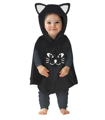 DISFRAZ DE GATO PONCHO BEBE
