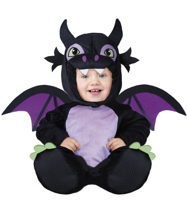 DISFRAZ DE DRAGON NEGRO BEBE
