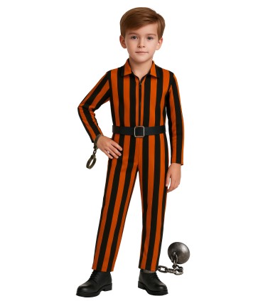 DISFRAZ DE HALEQUIN PRISIONERO UNISEX