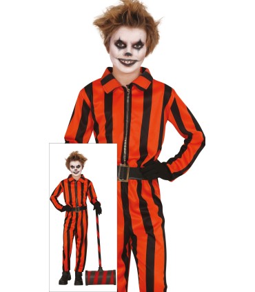 DISFRAZ DE HALEQUIN PRISIONERO UNISEX