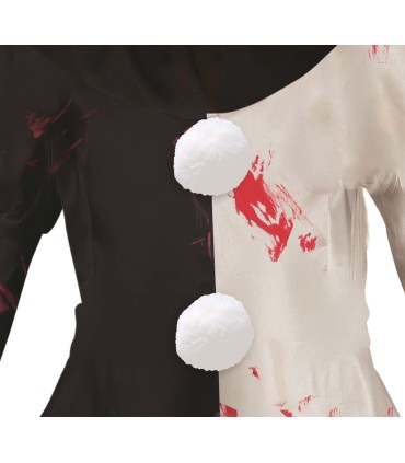 DISFRAZ DE PAYASA TERRORIFICA NIÑA