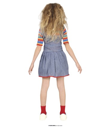 DISFRAZ DE MUÑECA DIABOLICA INFANTIL