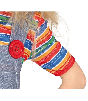 DISFRAZ DE MUÑECA DIABOLICA INFANTIL