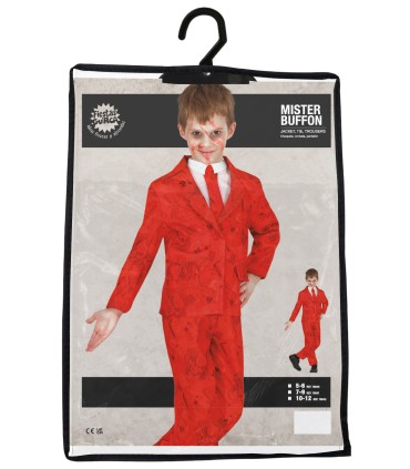 DISFRAZ DE SEÑOR BUFON INFANTIL