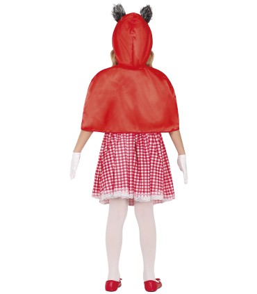 DISFRAZ DE CAPERUCITA OREJAS LOBO INFANTIL