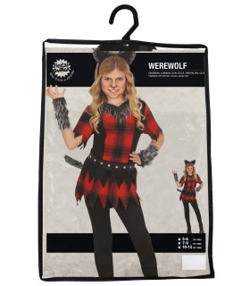 DISFRAZ DE HOMBRE LOBO NIÑA