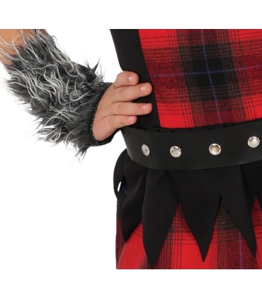 DISFRAZ DE HOMBRE LOBO NIÑA