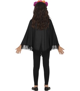 PONCHO DIA DE LOS MUERTOS INFANTIL