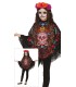 PONCHO DIA DE LOS MUERTOS INFANTIL