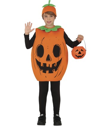 DISFRAZ DE CALABAZA INFANTIL