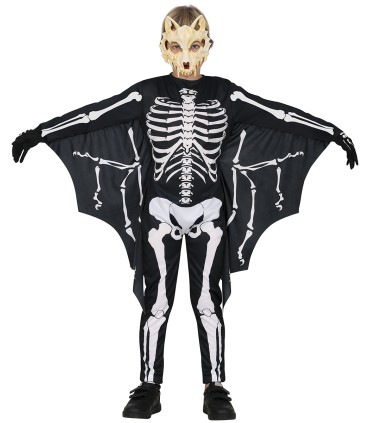 DISFRAZ DE MURCIELAGO ESQUELETO UNISEX