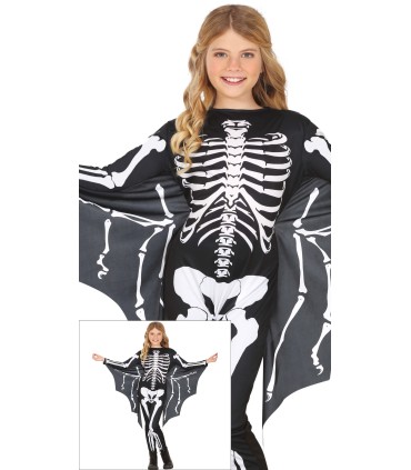 DISFRAZ DE MURCIELAGO ESQUELETO UNISEX