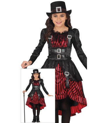 DISFRAZ DE NIÑA GOTICA