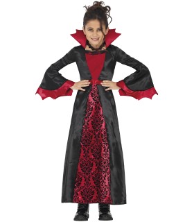 DISFRAZ DE VAMPIRA BURDEOS INFANTIL