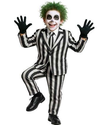 DISFRAZ DE TRAJE RAYAS INFANTIL