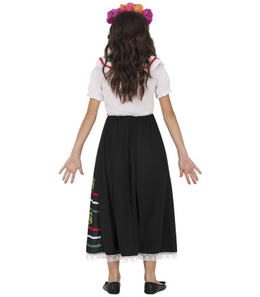 DISFRAZ DE CATRINA CALAVERA INFANTIL