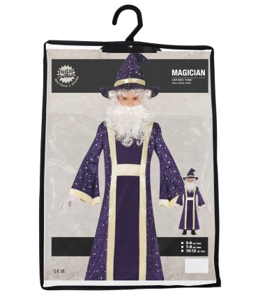 DISFRAZ DE MAGO MERLIN INFANTIL
