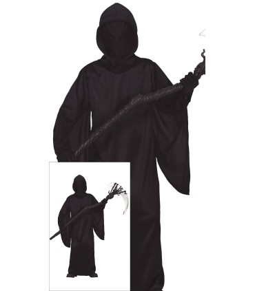 DISFRAZ DE FANTASMA NEGRO INFANTIL