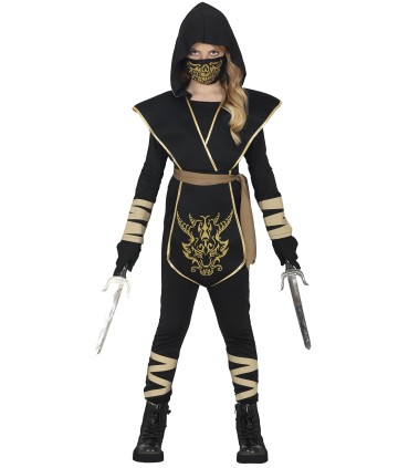 DISFRAZ DE NINJA COMBATE INFANTIL