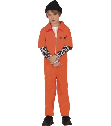 Disfraz de Prisionero Tatto Infantil | Megafiesta