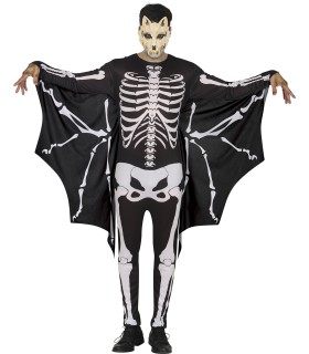 DISFRAZ DE MURCIELAGO ESQULETO ADULTO