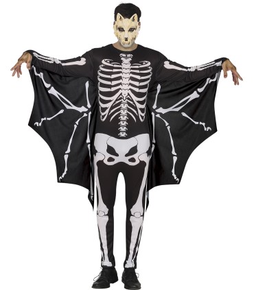DISFRAZ DE MURCIELAGO ESQULETO ADULTO