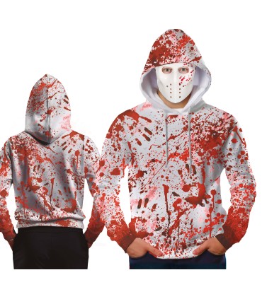 SUSADERA CON SANGRE Y MASCARA TALLA L