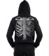 SUDADERA ESQUELETO CON MASCARA TALLA L
